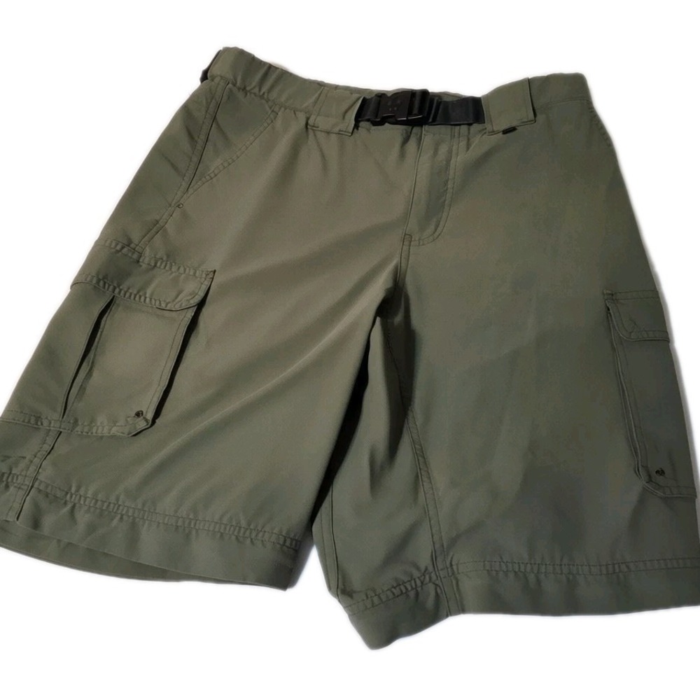 Boy‎ Scouts Of America Relaxed L Switchback Shorts  Green Adult Large Zip Off